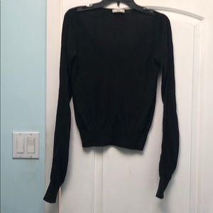 Prada black v neck sweater sz 42 or 6